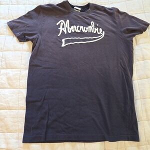 Vtg 90s Y2K Abercrombie & Fitch Mens Large Muscle‎ Spell Out T-shirt Sun Faded